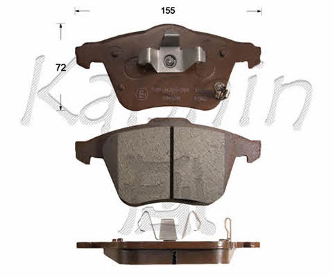Kaishin D3138 Brake Pad Set, disc brake D3138