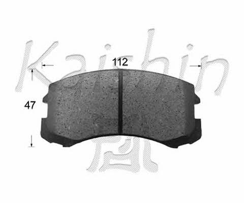 Kaishin D6127 Brake Pad Set, disc brake D6127