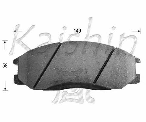 Kaishin FK11103 Brake Pad Set, disc brake FK11103