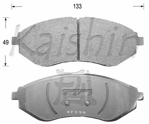 Kaishin FK11129 Brake Pad Set, disc brake FK11129