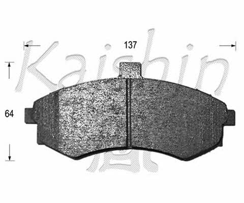 Kaishin FK11142 Brake Pad Set, disc brake FK11142