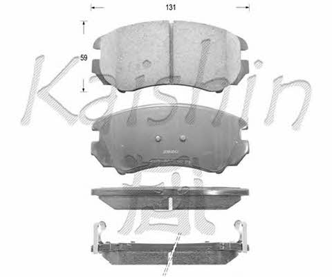 Kaishin FK11148 Brake Pad Set, disc brake FK11148