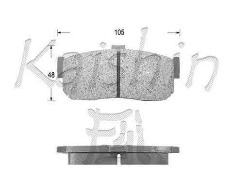 Kaishin FK1148 Brake Pad Set, disc brake FK1148