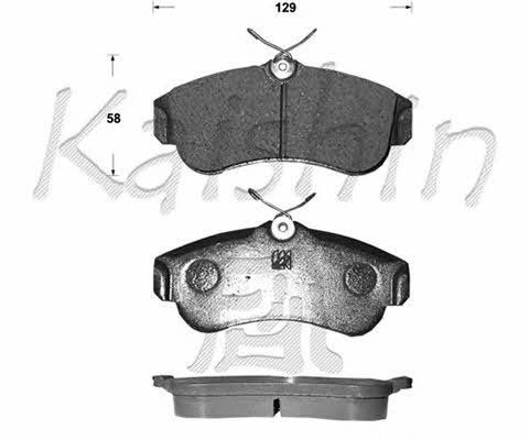 Kaishin FK1180 Brake Pad Set, disc brake FK1180