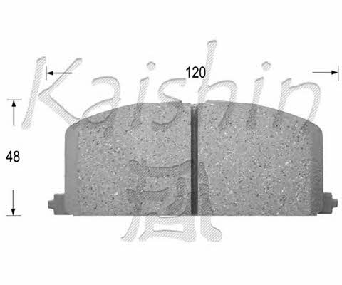 Kaishin FK2023 Brake Pad Set, disc brake FK2023