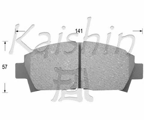 Kaishin FK2108 Brake Pad Set, disc brake FK2108