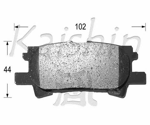 Kaishin FK2250 Brake Pad Set, disc brake FK2250