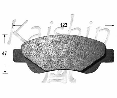 Kaishin FK2264 Brake Pad Set, disc brake FK2264