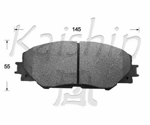 Kaishin FK2268 Brake Pad Set, disc brake FK2268