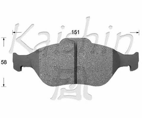 Kaishin FK2271 Brake Pad Set, disc brake FK2271