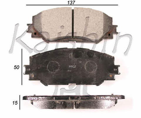 Kaishin FK2274 Brake Pad Set, disc brake FK2274