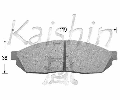 Kaishin FK5009 Brake Pad Set, disc brake FK5009