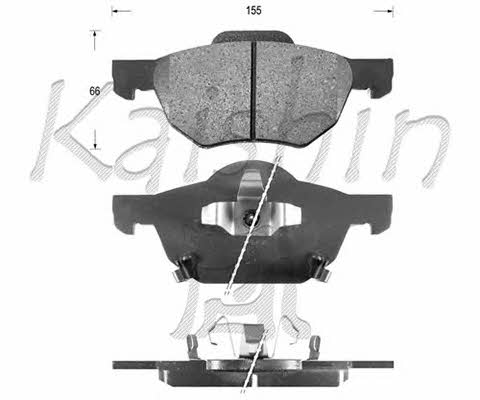 Kaishin FK5125 Brake Pad Set, disc brake FK5125
