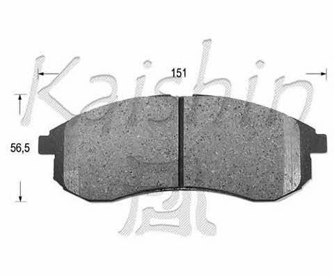 Kaishin FK6123 Brake Pad Set, disc brake FK6123