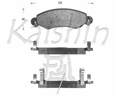 Kaishin FK9051 Brake Pad Set, disc brake FK9051