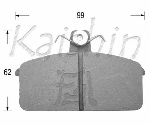 Kaishin FK9056 Brake Pad Set, disc brake FK9056