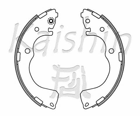 Kaishin K3402 Brake shoe set K3402