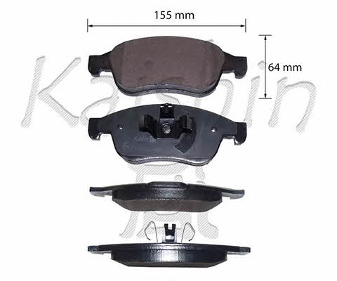 Kaishin D10213 Brake Pad Set, disc brake D10213