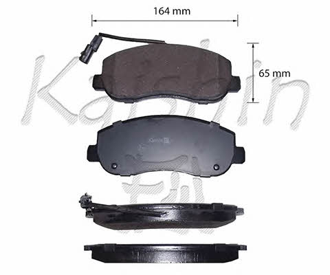 Kaishin D10214 Brake Pad Set, disc brake D10214