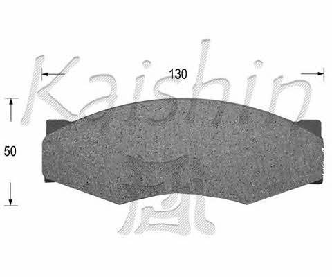 Kaishin FK1025 Brake Pad Set, disc brake FK1025