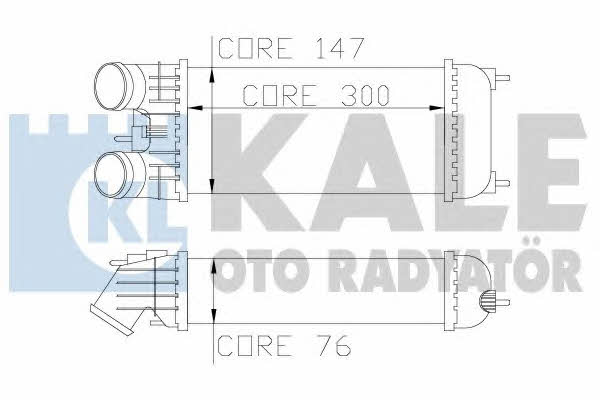 Kale Oto Radiator 344600 Intercooler, charger 344600