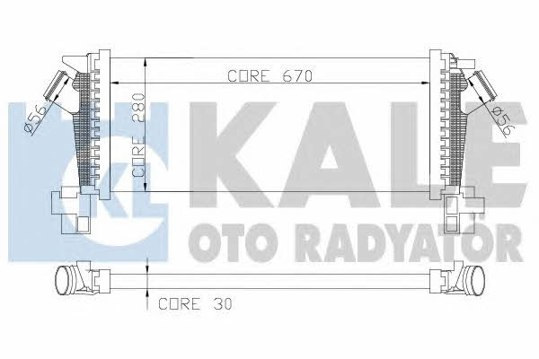 Kale Oto Radiator 344700 Intercooler, charger 344700