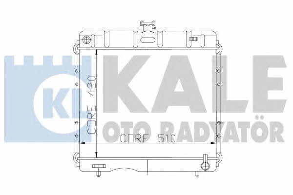 Kale Oto Radiator 172900 Radiator, engine cooling 172900