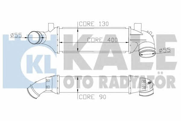 Kale Oto Radiator 346600 Intercooler, charger 346600
