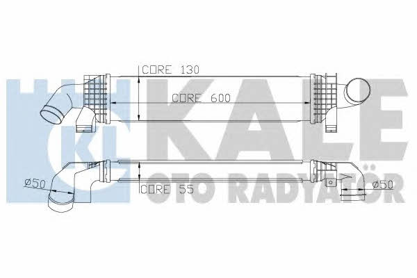 Kale Oto Radiator 346900 Intercooler, charger 346900