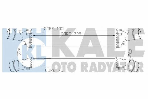 Kale Oto Radiator 342400 Intercooler, charger 342400