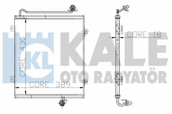 Kale Oto Radiator 108900 Cooler Module 108900