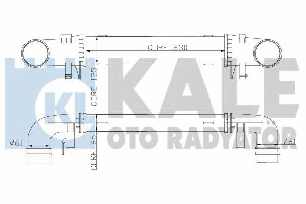 Kale Oto Radiator 347700 Intercooler, charger 347700