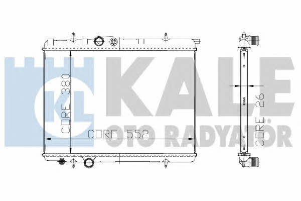 Kale Oto Radiator 216499 Radiator, engine cooling 216499