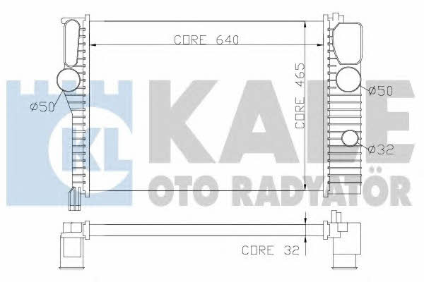Kale Oto Radiator 351900 Radiator, engine cooling 351900