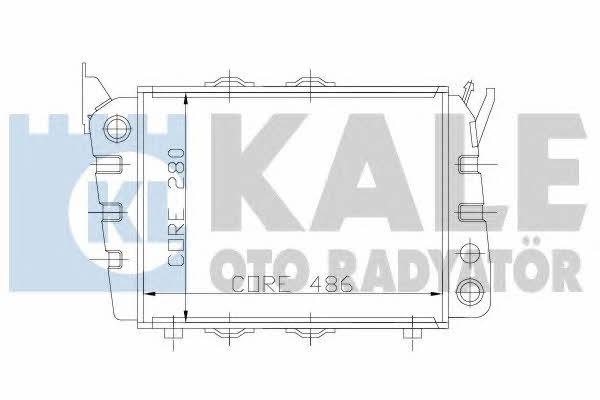 Kale Oto Radiator 164699 Radiator, engine cooling 164699