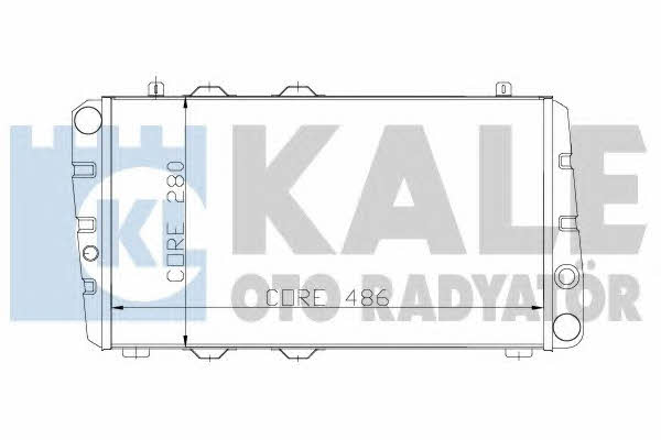 Kale Oto Radiator 164600 Radiator, engine cooling 164600