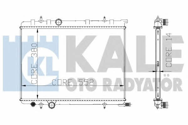 Kale Oto Radiator 216999 Radiator, engine cooling 216999