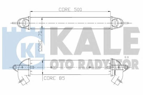 Kale Oto Radiator 157000 Intercooler, charger 157000