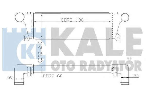 Kale Oto Radiator 347100 Intercooler, charger 347100