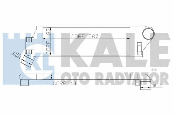 Kale Oto Radiator 348300 Intercooler, charger 348300