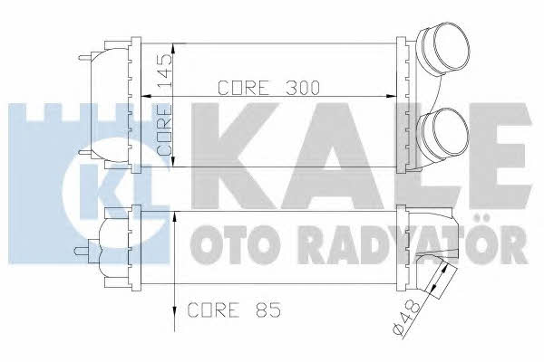 Kale Oto Radiator 344000 Intercooler, charger 344000