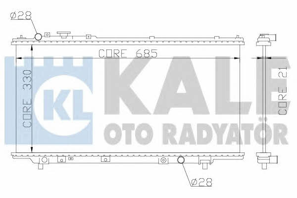 Kale Oto Radiator 359700 Radiator, engine cooling 359700