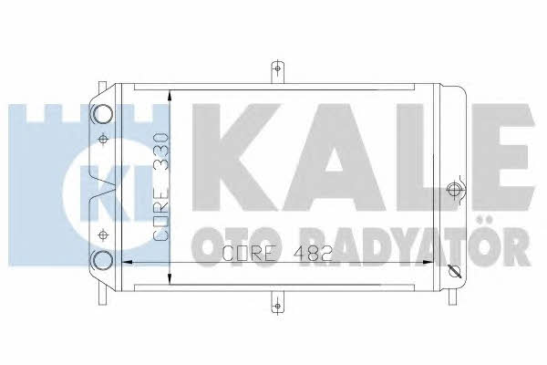 Kale Oto Radiator 166200 Radiator, engine cooling 166200