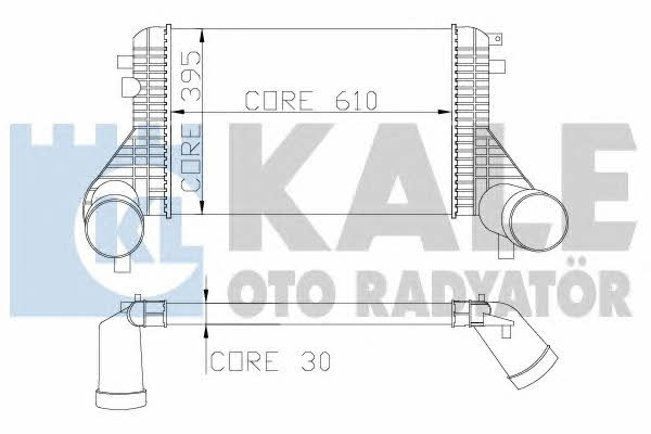 Kale Oto Radiator 342900 Intercooler, charger 342900