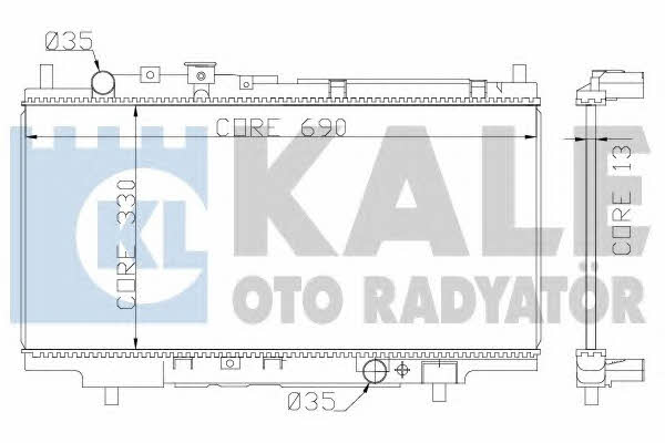 Kale Oto Radiator 359800 Radiator, engine cooling 359800