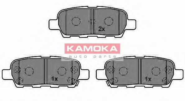 Kamoka JQ101101 Brake Pad Set, disc brake JQ101101