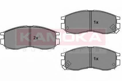 Kamoka JQ1011528 Brake Pad Set, disc brake JQ1011528