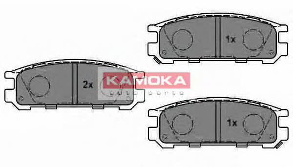 Kamoka JQ1011580 Brake Pad Set, disc brake JQ1011580