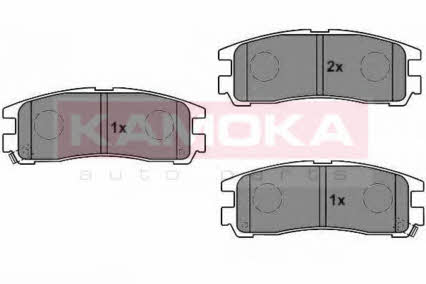 Kamoka JQ1011606 Brake Pad Set, disc brake JQ1011606