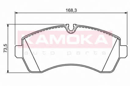 Kamoka JQ1012089 Front disc brake pads, set JQ1012089